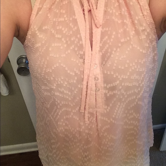 Charming charlie pink halter flowy top - Picture 5 of 5